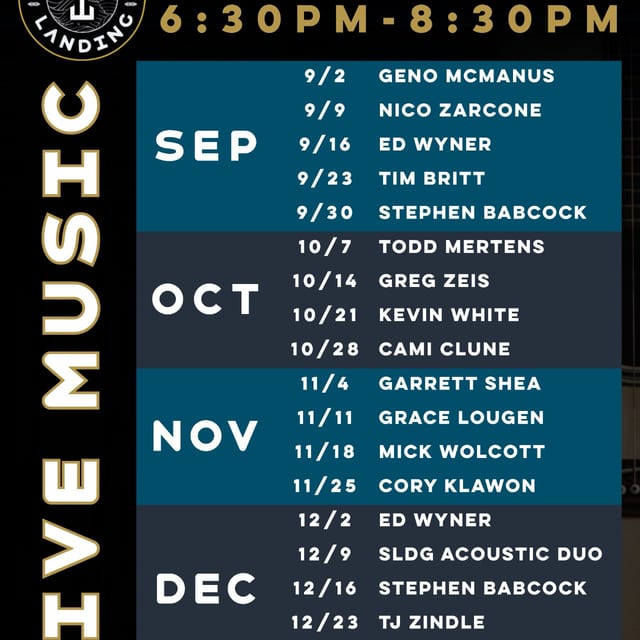 LIVE MUSIC WEDNESDAY! 